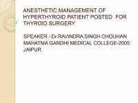 Anesthesia management of hyperthyroid patient.pptx